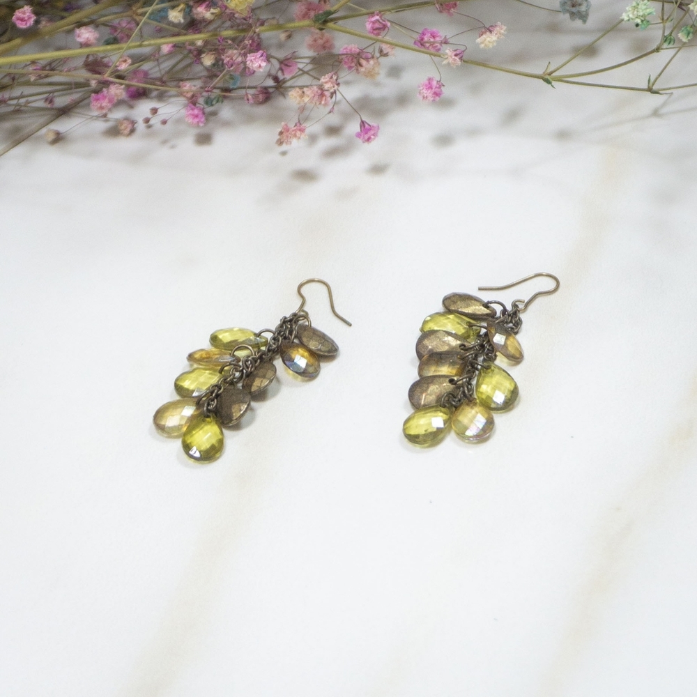 Drop bundle earrings